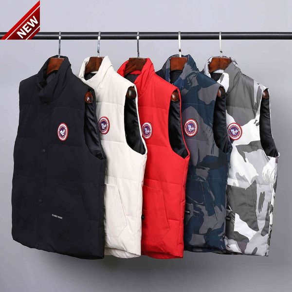 

2021 new style down vest men's spring and autumn korean version of jacket vest, bread jacket, waistcoat winter j, Black