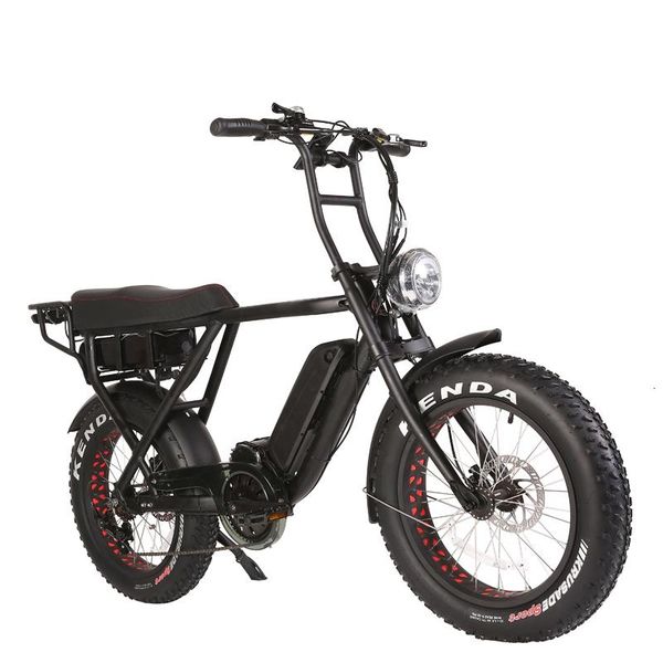 

electric bicycle drive 1000w bafang super mid v-b08m48v usa fat bike motorcycle, Silver;blue