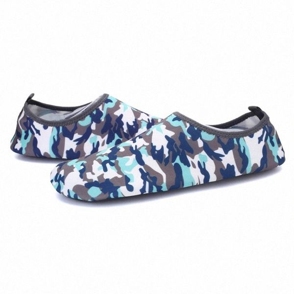 

men women surf aqua sports summer water shoes outdoor ultra light slip on beach swim casual pool soft skin breathable diving z1la#, Black