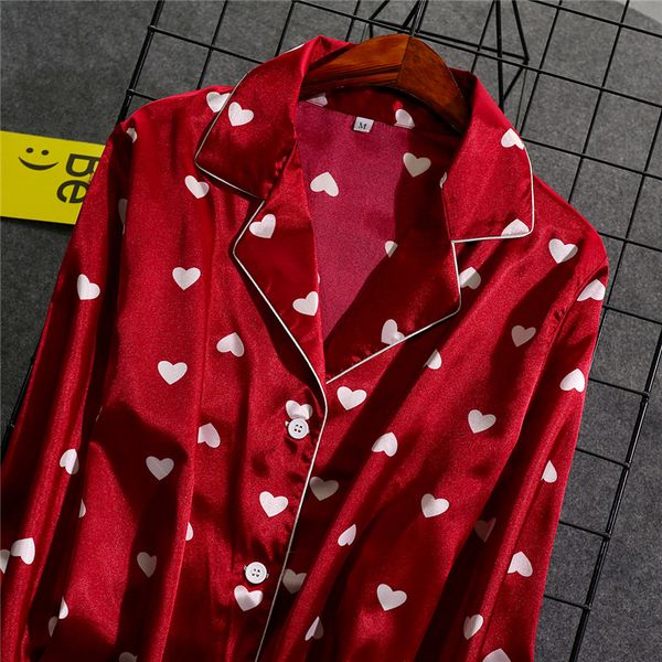

oversize womens shirt pants pajamas sets sleepwear home wear nightgown suit robe bath gown spring autumn sleepshirts -5xl, Black;red