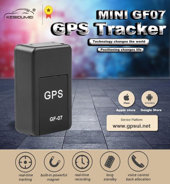

car gps & accessories kebidu tracker lbs location magnetic gsm tracking device for vehicle pet child anti-lost voice recording gf-07