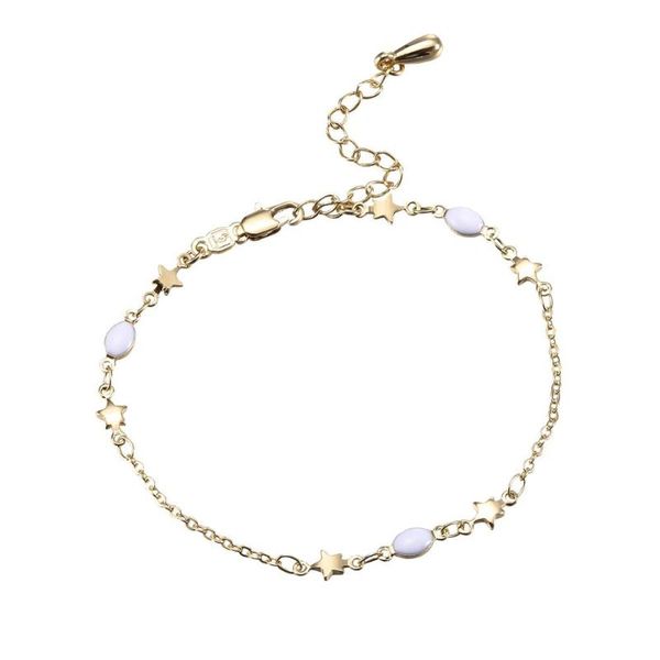 

cuff xy fancy women gold color star shape white stone simple zircon elegant exquisite hand wear charm bracelet