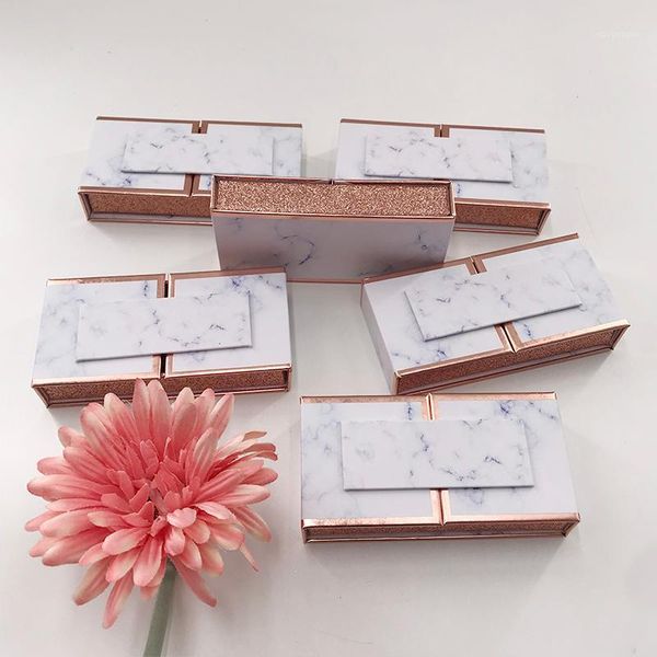 

fdshine style double door eyelash box without lashes1