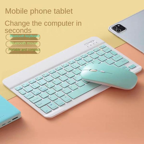 

keyboard mouse combos phablet universal wireless bluetooth three-system and set