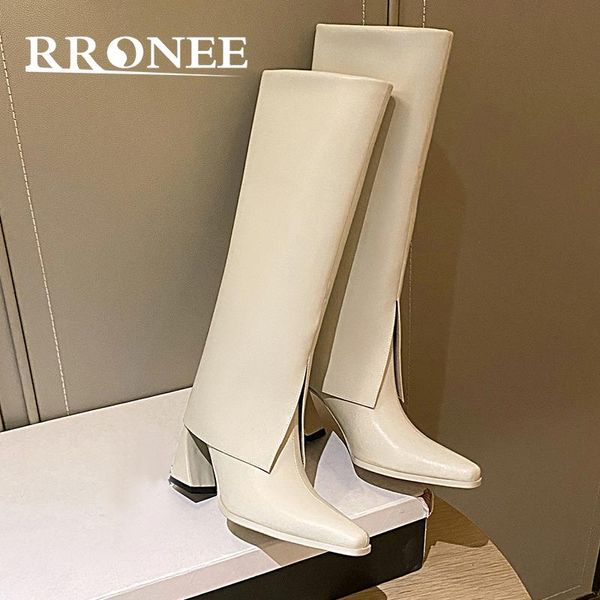 

boots fashion skinny casual pant heel pointed high heels women's, Black