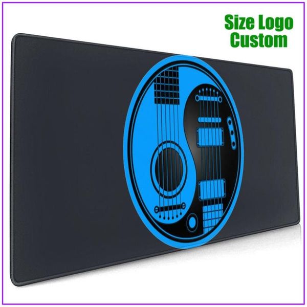 

mouse pads & wrist rests blue and black acoustic electric guitars custom razer pad with support gel alfombrilla escritorio pc gamer completo