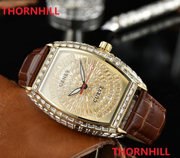 Высококачественные моды мужские женские часы автоматические бриллианты BEZEL SAPPHIRE дамы платье часы кожаный браслет водонепроницаемый наручные часы