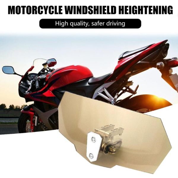 

motorcycle windshield universal modified heightened small installed 4 colors
