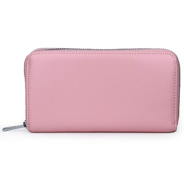 

long wallet passport bag multi card purses for women men cute wallets, Red;black