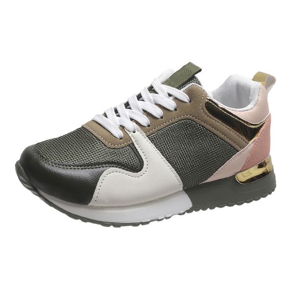 

2021 autumn winter sports shoes round head front lace up low casual style/gjw2021082504