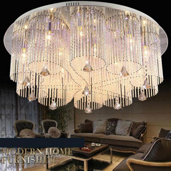 

ceiling lights modern crystal lamp round led lamps living room light heart shaped bedroom restaurant lighting fixture