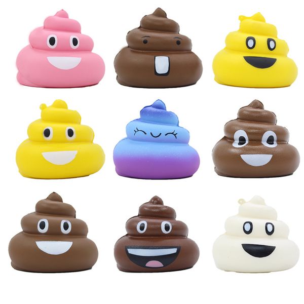 Squishy Poo Yavaş Bounce Oyuncak Yıldız PU Coffee Poop