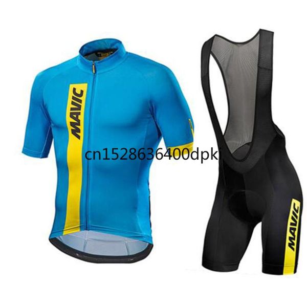 

racing sets 2021 men cycling jersey summer short sleeve set bib shorts bicycle clothes mtb sportwear shirt clothing suit camisa ciclismo, Black;blue
