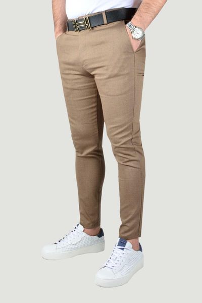 

male linen pants 9y-2200189-015 brown men's jeans, Blue