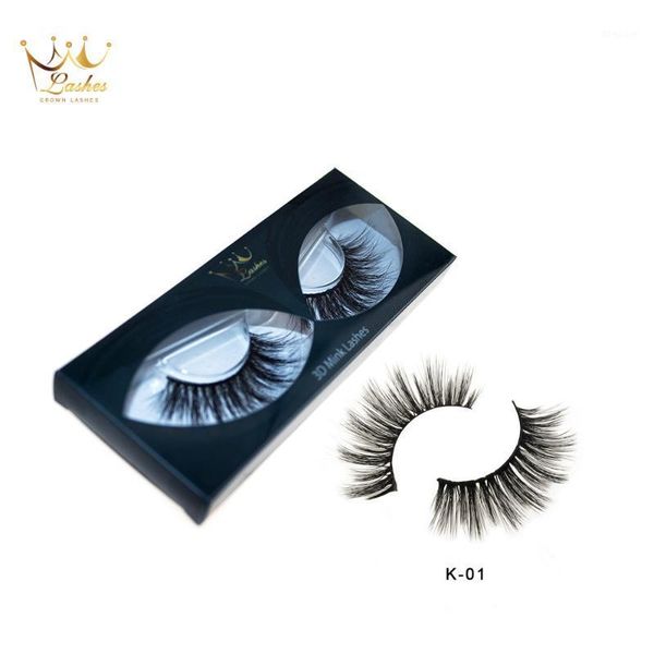 

crownlashes factory outlet makeup cosmetics hand made 3d faux mink false eyelashes offer custom lables boxes1