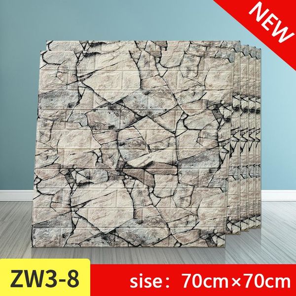 

wallpapers 3d brick pe foam wall stickers panels room decal retro stone decoration embossed living kids safty bedroom home decor