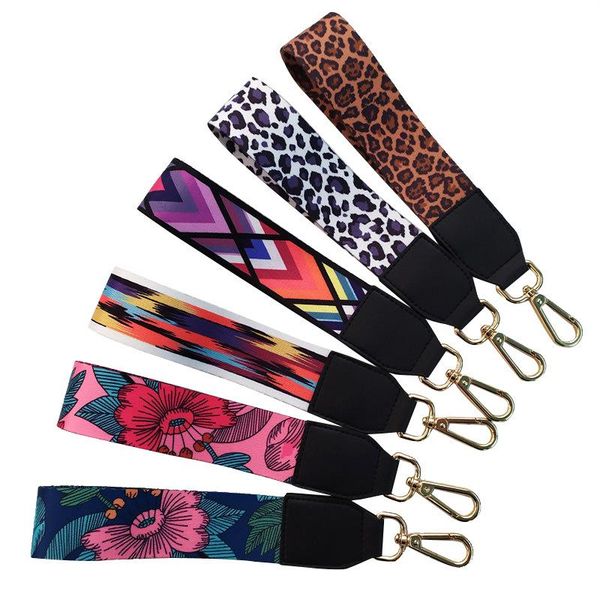 

bag parts & accessories fashion color ethnic style hand strap handle with key ring decorative belt accessory short, Black