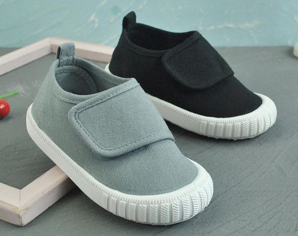 

athletic & outdoor kids canvas shoes barefoot black boys sneakers slip on wide toe girls casual solid nonslip soft sole children sandq baby