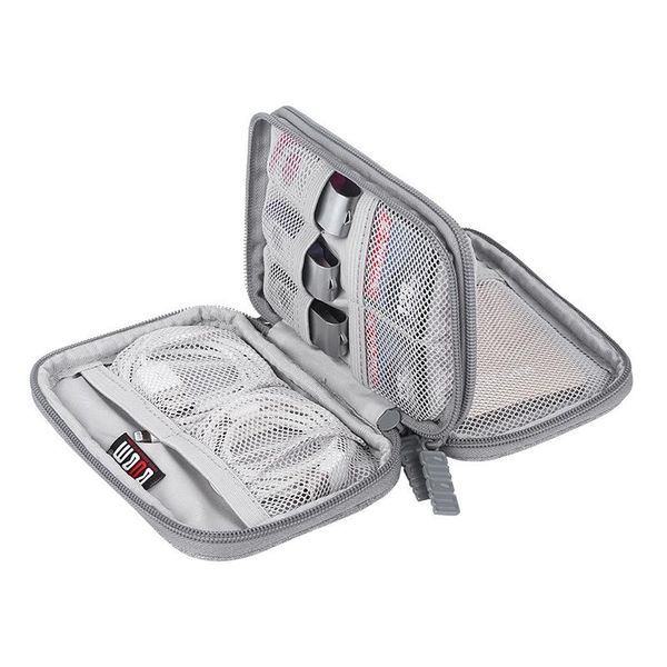 

storage bags double layer portable digital bag usb data cable organizer travel case pouch accessories earphone wire power bank