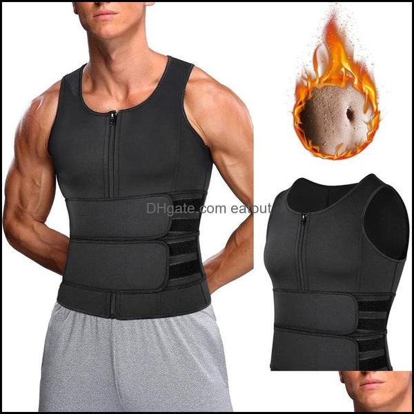 

exercise fitness athletic outdoor apparel & outdoorsfitness wear gym clothing shapewear men waist trainer double belt fat burn vest rubber c, White;black