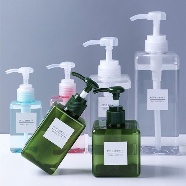 

liquid soap dispenser bottle refillable hand sanitizer shampoo body shower wash gel empty bathroom outdoor travel tools