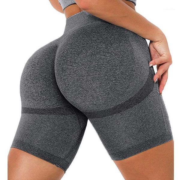 

yoga outfit seamless sports shorts for women hip push up short leggings high waist fitness tummy control workout gym