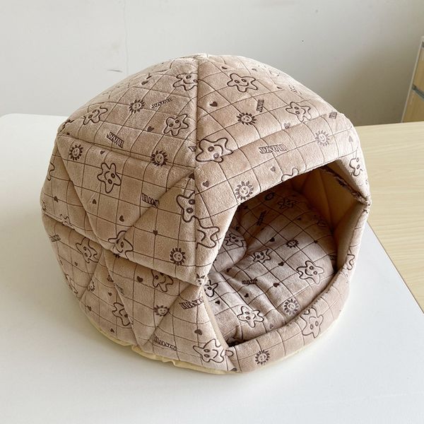 

crates pet nest winter plush warm dog's and cat's creative yurt