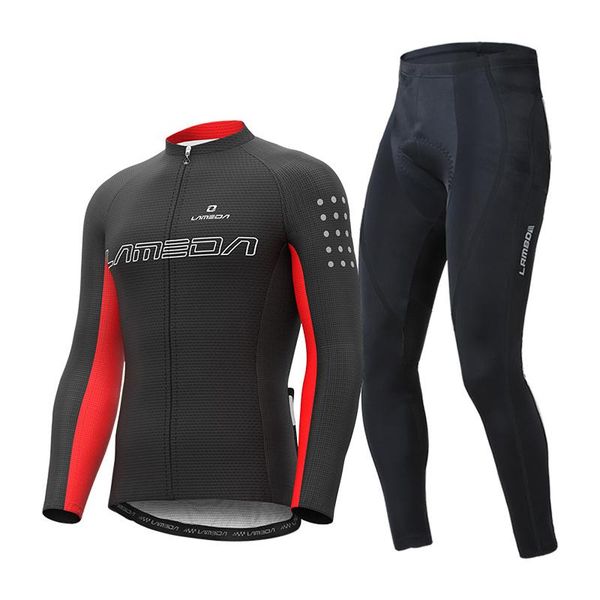 

racing sets men cycling jersey set bicycle trousers with 3d seat padding quick-dry sweat suit elastic breathable riding sport clothing, Black;blue