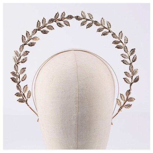 

hair clips & barrettes accessories gold leaves hairband retro hoop, Golden;silver