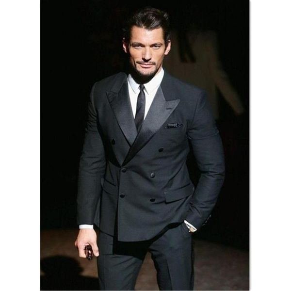 

men's suits & blazers 2021 men suit set slim fit double breasted (jacket+pants) for wedding party prom blazer groom man tuxedos regular, White;black