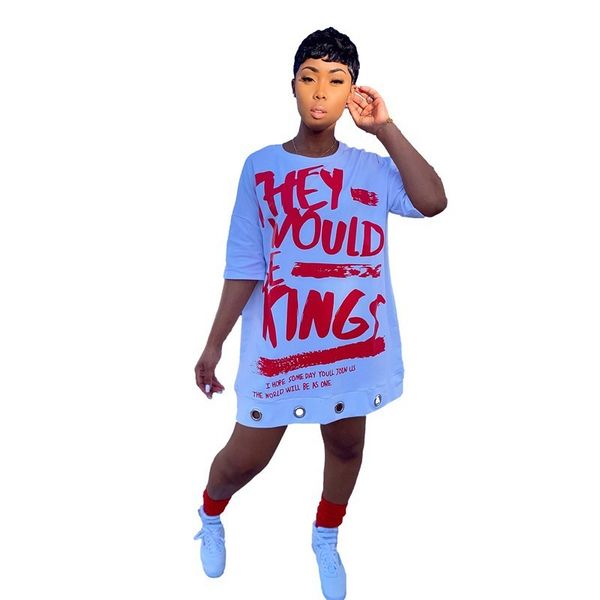 

factory7nql 9366 letter offset women's dress, White;black