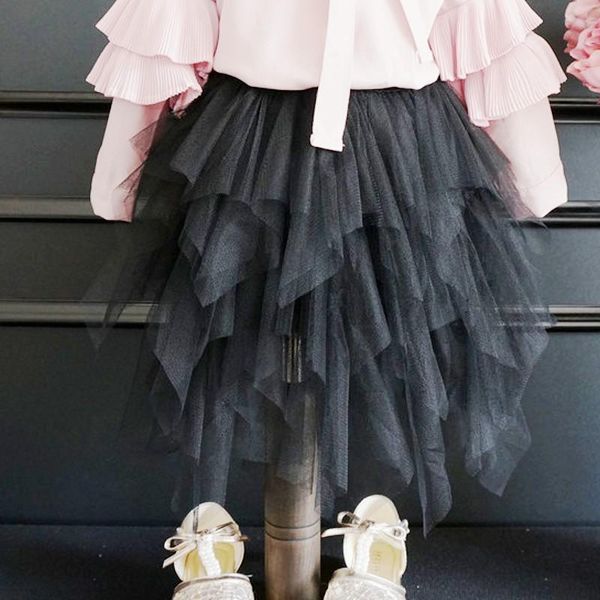 

skirts tutu skirt tulle girls knee-length 7sk001, Blue