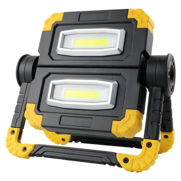 

foldable portable rechargeable power bank 20w cob led work light lanterns
