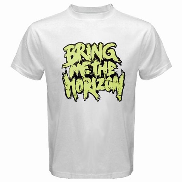 

new bmth bring me the horizon men's white t-shirt size s to 3xl, White;black
