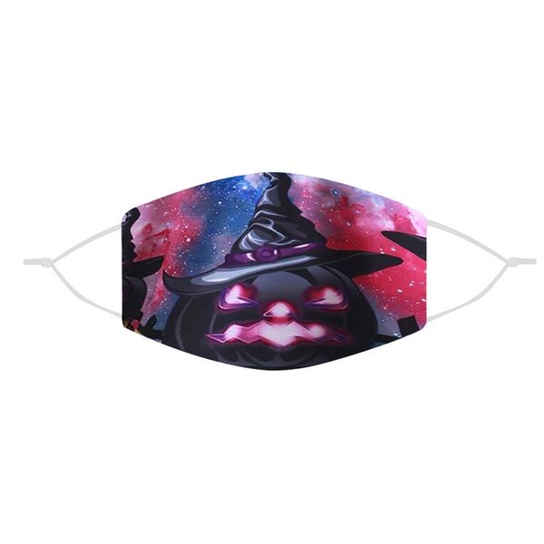 Halloween hängende Ohrmasken, atmungsaktive Anti-Staub-Maske, lustig bedruckte Gesichtsmaske, verstellbare Größe