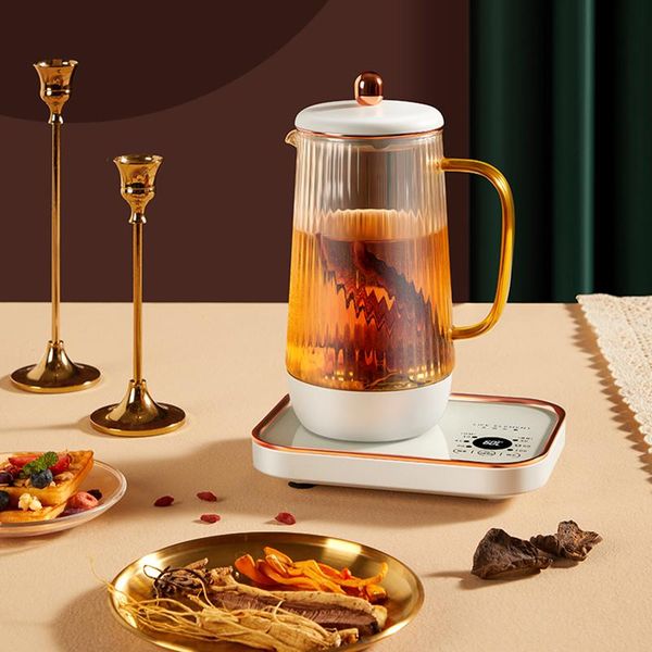 

electric kettles 220v multifunction kettle 800ml smart 3 gear thermo pot glass health household teapot stewing cup home appliances