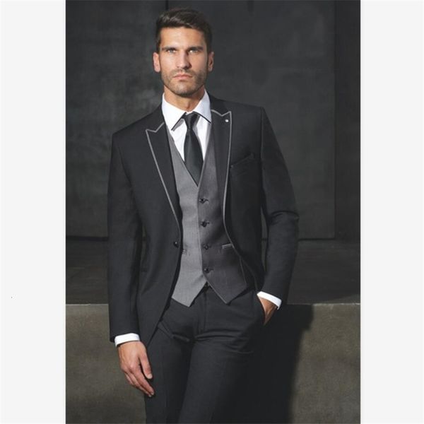 

men's suits & blazers classic male tuxedo smolking groom thin suit and culine evening for black wedding/dinner, White;black