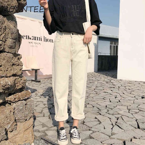 

women's pants & capris women casual solid zipper simple loose trousers womens all-match trendy straight high waist students korean styl, Black;white
