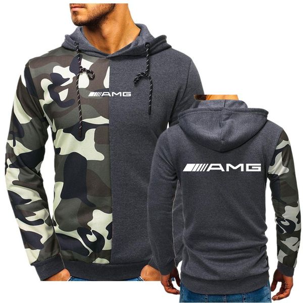 

men's hoodies & sweatshirts 2021 amg mens fashion hoodie classic spring and autumn coat long sleeve put together men delicate print sem, Black