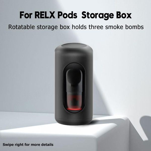 

cell phone pouches for relx pod storage case can hold 3 pods box classic infinity phantom easy carry caintainer protective shell
