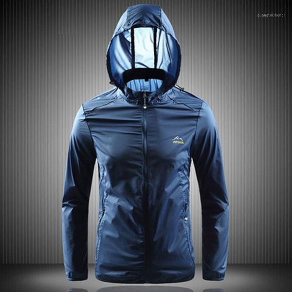 

men's jackets 2021 quick dry man sunscreen coats windbreaker summer men brand clothing sun protection fanghuang, Black;brown