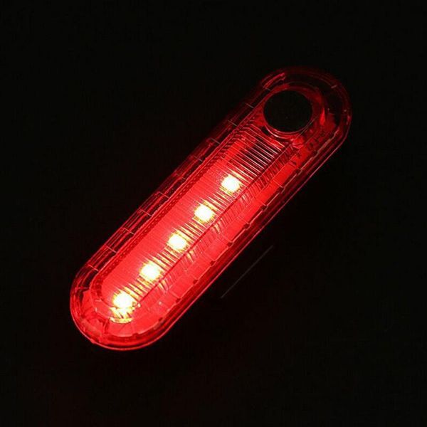 

bicycle lights 1pc usb rechargeable waterproof bike outdoor cycling 5 led front rear tail light lamp