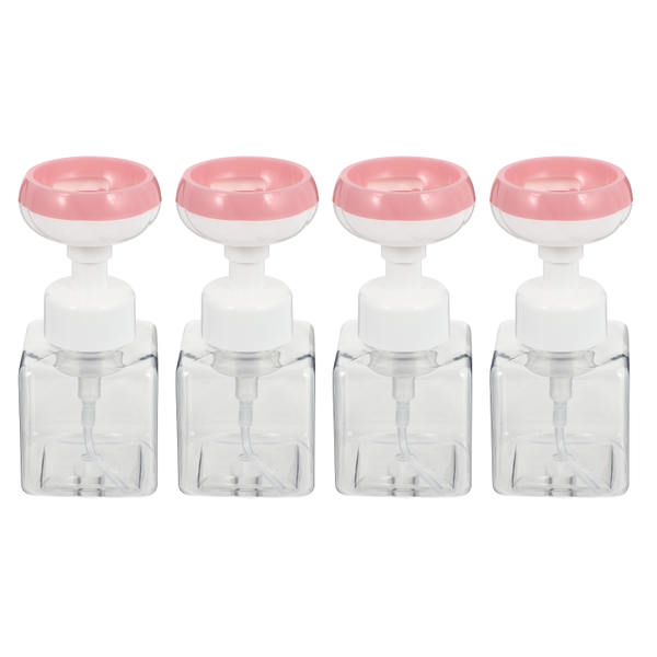 

storage bottles & jars 4pcs 250ml flower mousse bottle simple sub-packing foaming
