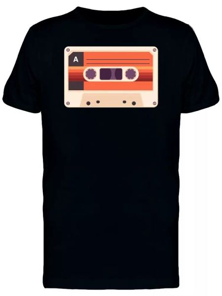 

Audio Cassette A Men's Tee -Image by Shutterstock, White;black