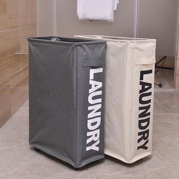 

laundry bags oxford basket with wheels multi-functional corner slim hamper dirty clothes storage organizer