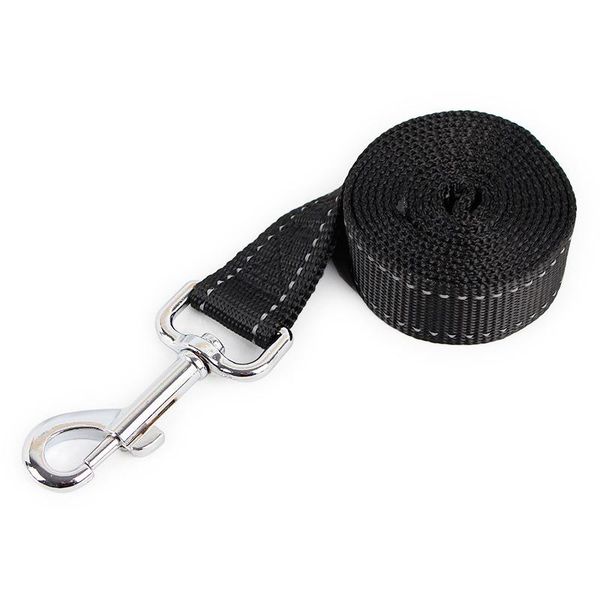 

dog collars & leashes reflective nylon leash with soft padded handle for training walking lead xkw