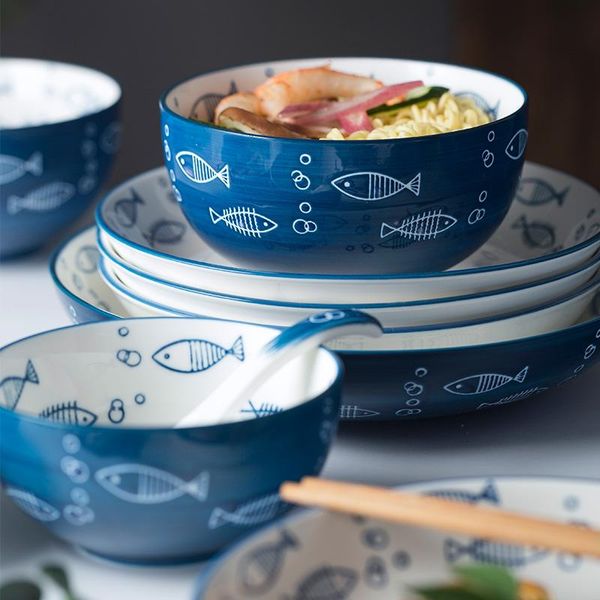 

bowls japanese bowl and dish set household combination rice chopsticks plate spoon nordic ceramic tableware