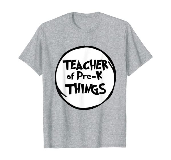 

Teacher of Pre-k Things Funny Educator Tshirt, Mainly pictures