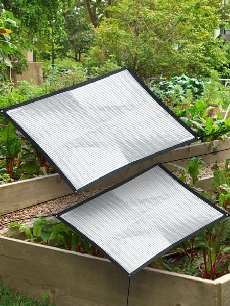 

shade waterproof sun sail anti-uv sunshade net outdoor garden sunblock cloth plant pool greenhouse cover car