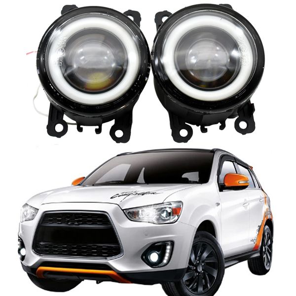 

2 pcs h11 led bulb fog light angel eye daytime running lamp 12v for mitsubishi asx 2013 2014 (installation,fog bracket need to be modified)